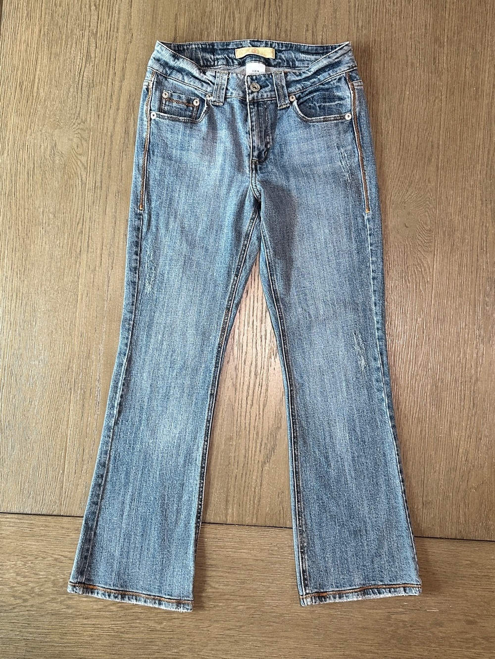 Department of Peace Bootcut Jeans Size 6 Light/Medium Wash